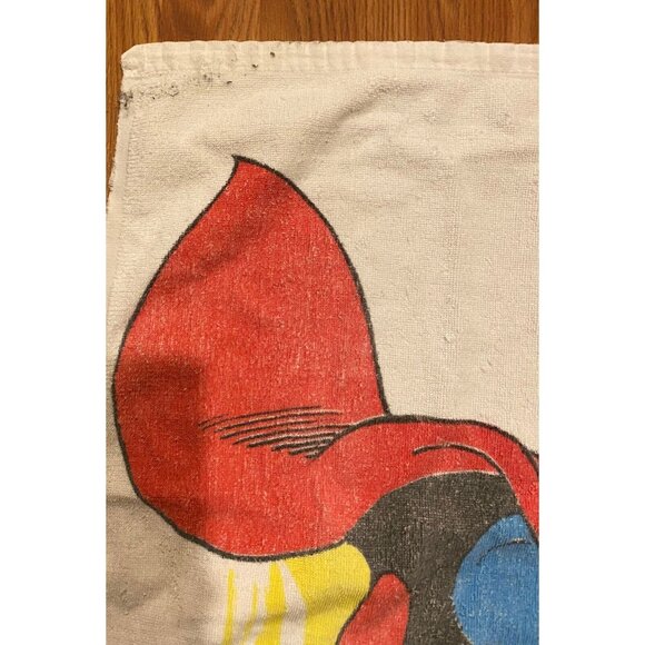 Vintage 1982 DC Comics Flying Superman Beach Towel Full Size 50X26 Rare - Picture 3 of 7